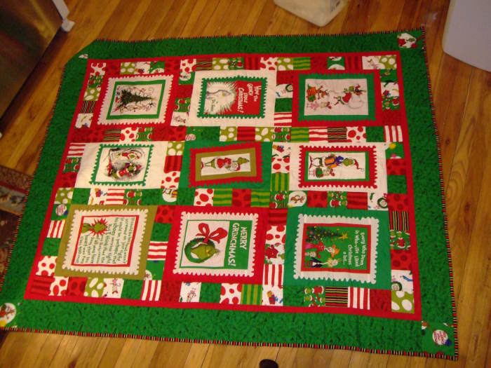 How to Make a Grinch Quilt Plus a Look at a Froggy Quilt - HubPages