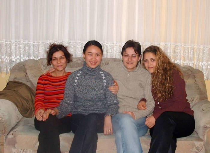 Some Turkish people may be a mixture of European and Asian descent and yet they are blending well with each other.