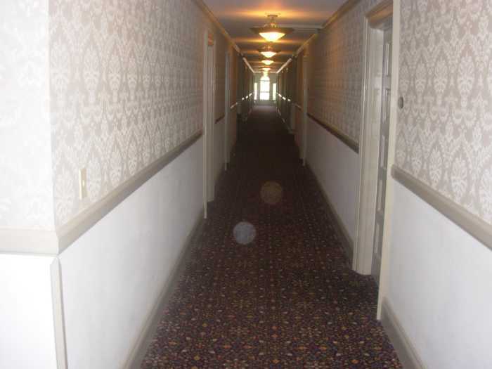This picture was taken in the Stanley Hotel in Estes Park, CO on 4/15/07 by Greg Jeffers. Credit to Greg Jeffers for this photo. This picture is of Orbs in the hallway at the Stanley Hotel