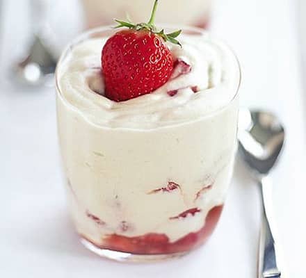 Strawberry and Rosewater Mousse