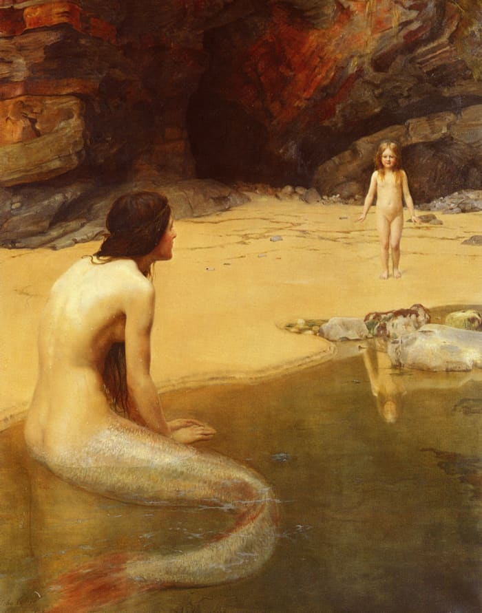 In some stories, mermaids are said to have mated with human males in order to bear children. This would keep the species vibrant.