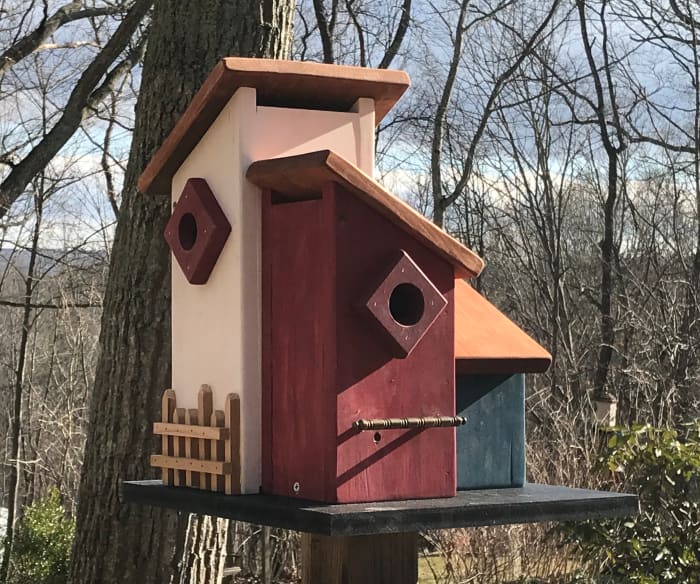 DIY Birdhouse Plans: Build an Easy Multi-Bird Family Condo - FeltMagnet