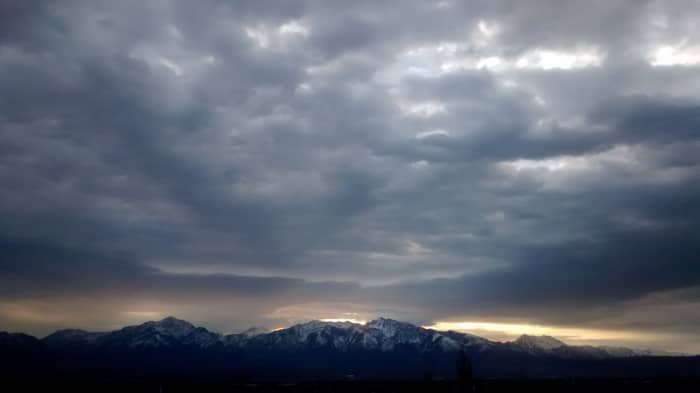When you wake up to a scene like this, you can choose to see the storm in your future or you can choose to see the silver lining and realize that there is still a lot of life to be enjoyed even during a storm. Which attitude will you have?