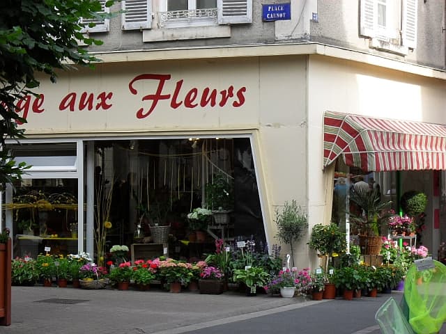 One of the 3 Flower shops in Argenton Sur Creuse