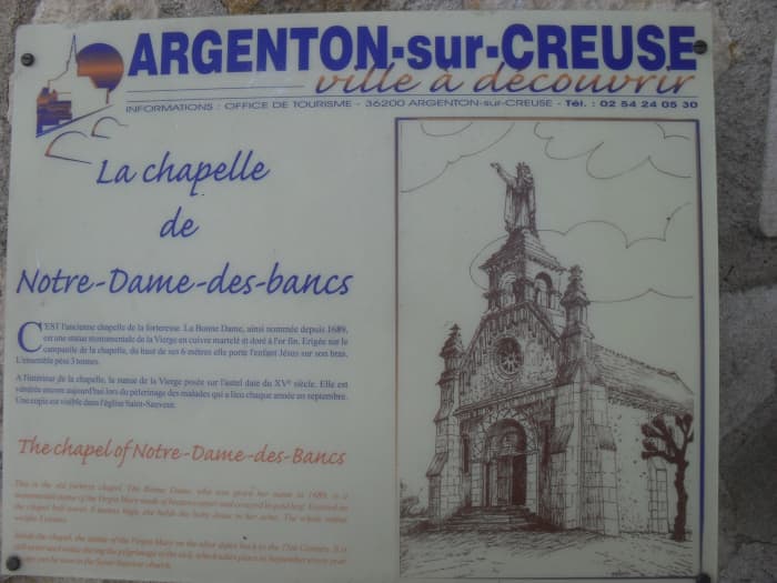 The Chapel of Notre Dame des Bancs in Argenton-sur-Creuse