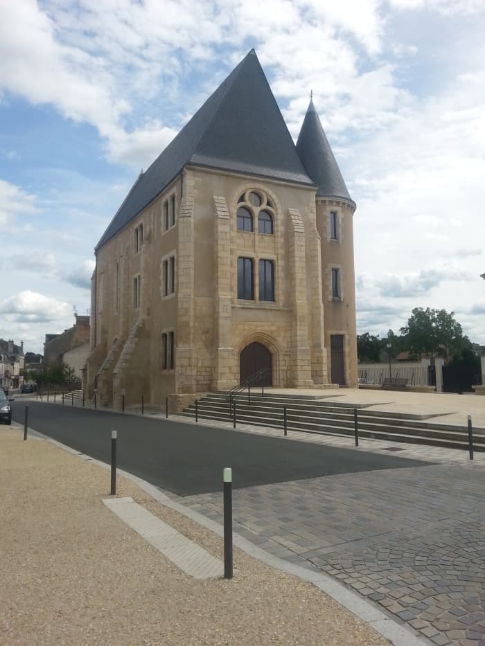 The recently restored Saint-Étienne Church in Argenton Sur Creuse