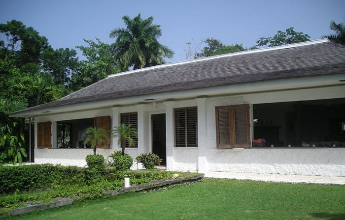 Ian Flemming's Goldeneye house and estate on the island of Jamaica in the Caribbean Sea. This is where Flemming wrote his James Bond novels each winter.