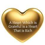 In the midst of a grateful heart, we find the peace that passes our human understanding.