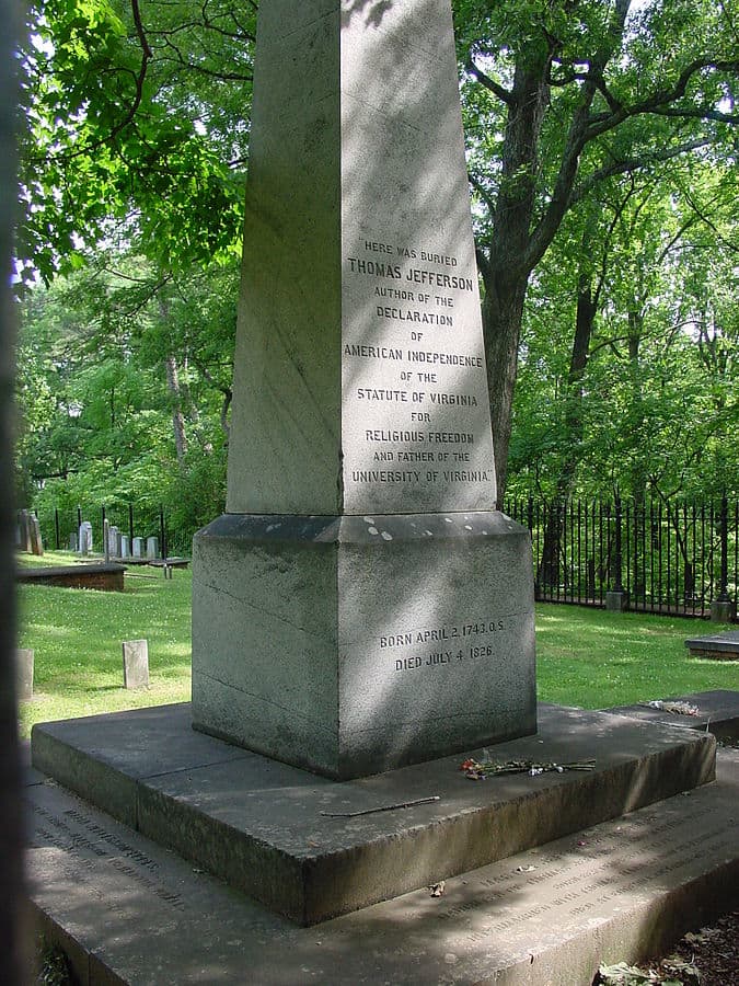 Thomas Jefferson's Gravesite