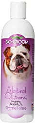 We used this Oatmeal Bio-Groom Anti-Itch Shampoo on Titan. It smells great, lathers nicely and calms sensitive, fair skin.