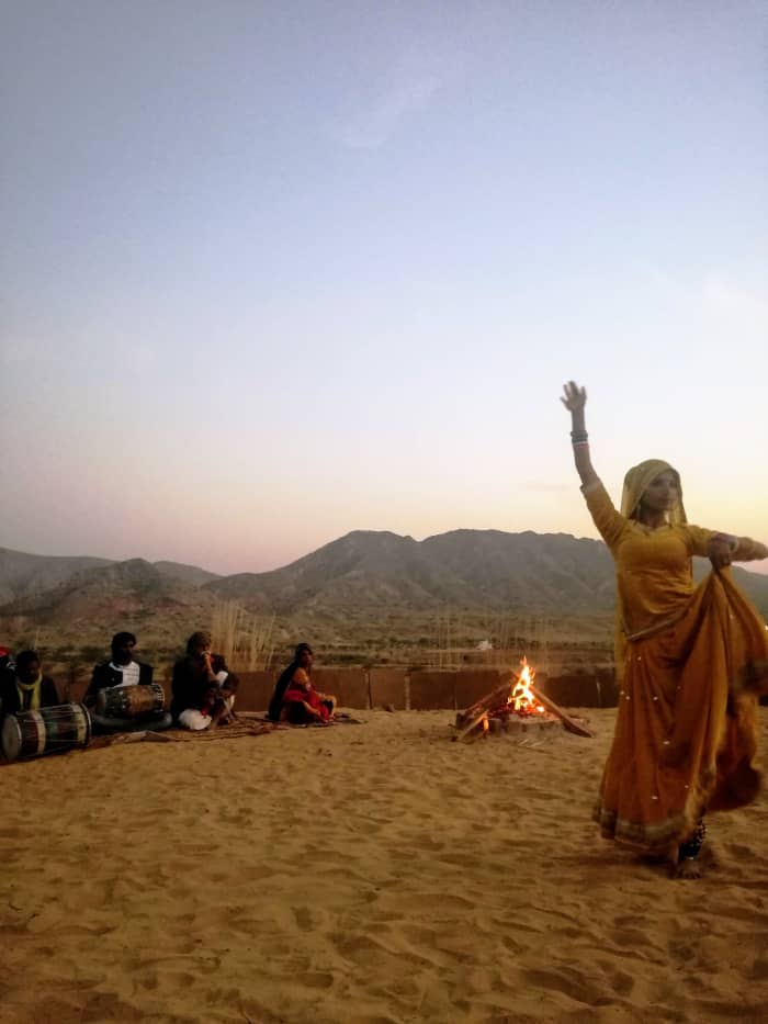 Our desert trip ended in this performance. I was too anxious to take photos when they all had flaming pots balanced on their heads.