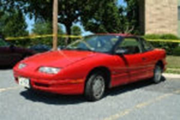 Joey Lynn Offutt’s 1994 red Saturn was found abandoned on July 15, 2007, at a previous residence in Sykesville, Pennsylvania. Photo courtesy of FindJoey.com.