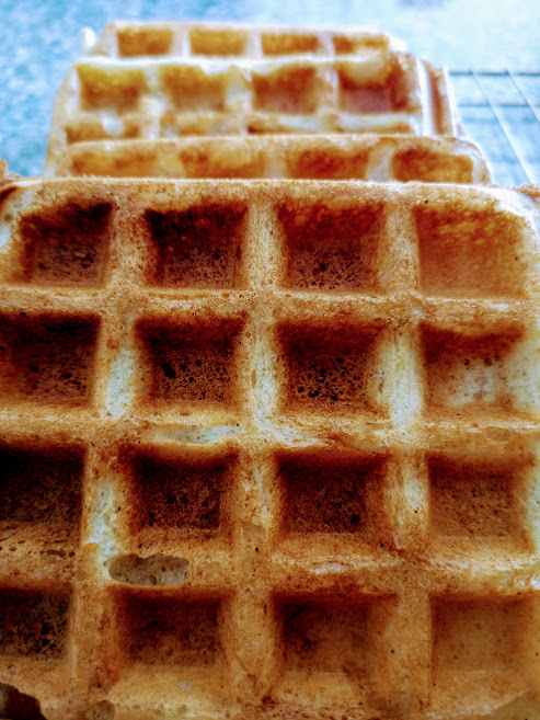 Sourdough waffles
