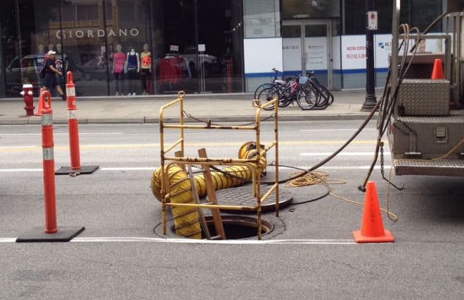 Other than taking the confined space course there is a few other things that need to be done before anyone can climb down into these dark holes.