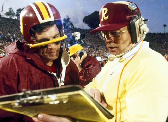 Coach Joe Gibbs was still running Joe Washington on end-around plays and sending Art Monk deep down the middle on fly patterns
