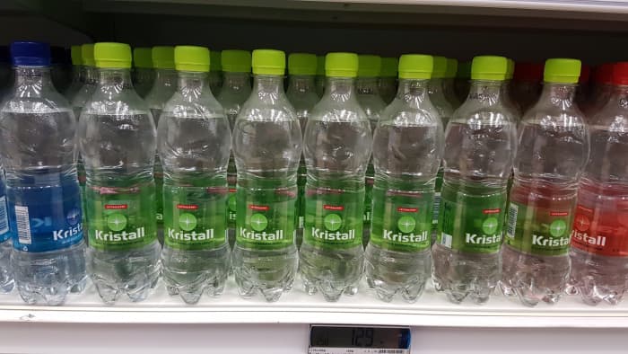 There's no need to buy bottled water in Iceland, where the tap water is extremely clean. If you want sparkling water with a bit of flavor, then try Kristal with a bit of lime.