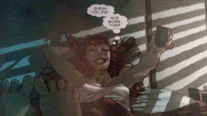 Hearing Peter called "tiger" never sounded so good...and really odd, considering the whole "deal with the devil" bit.