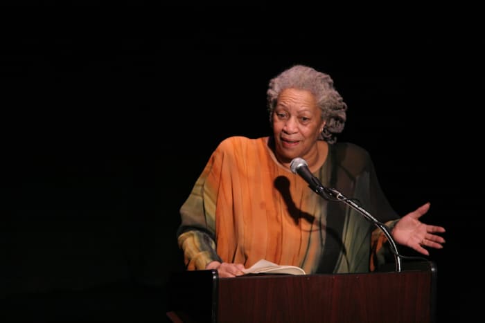 Toni Morrison speaking at "A Tribute to Chinua Achebe - 50 Years Anniversary of 'Things Fall Apart'". The Town Hall, New York City, February 26th 2008.