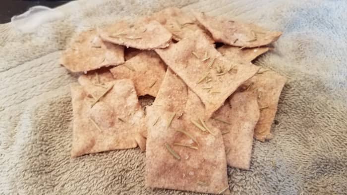 The rosemary and olive oil in these crackers gives them a savory and delectable flavor.