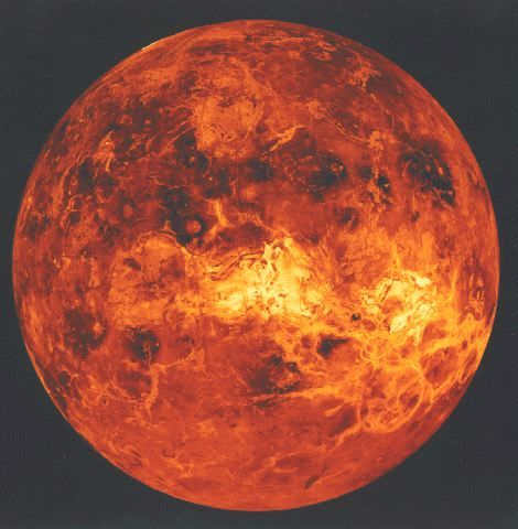 The planet Venus is too hot, with too acidic an atmospheric to support carbon-based life, as far as we know. We may discover differently.