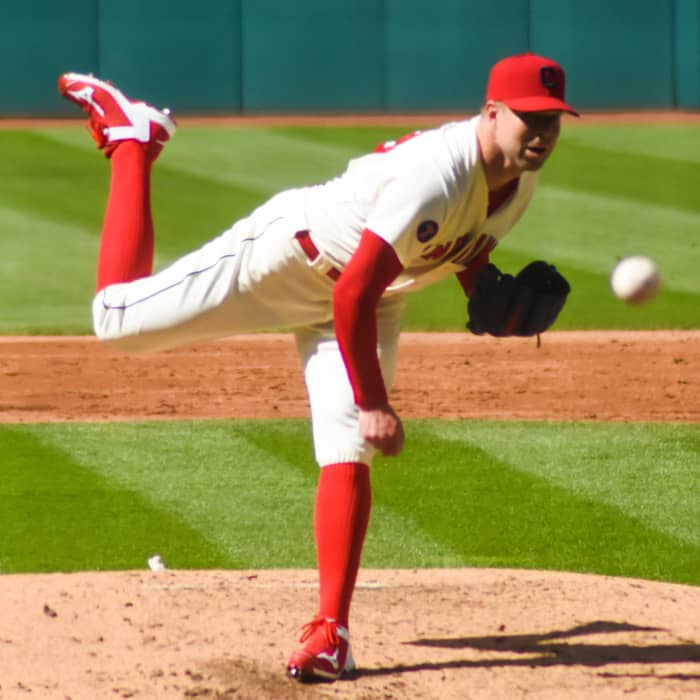 Corey Kluber won two Cy Young Awards after arriving in Cleveland as part of a three-team trade when he was still a prospect.