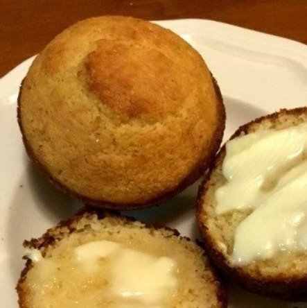 Sourdough cornbread muffins