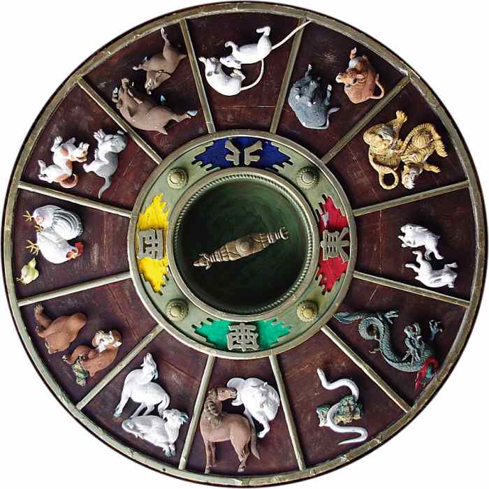 The Chinese Zodiac comprises a different animal representing different types of animal life energy for 12 years. Then each animal varies in slight ways, so in total there are 60 different types of life energy.