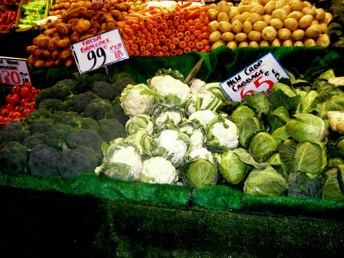 A Vegetable Stall in London
