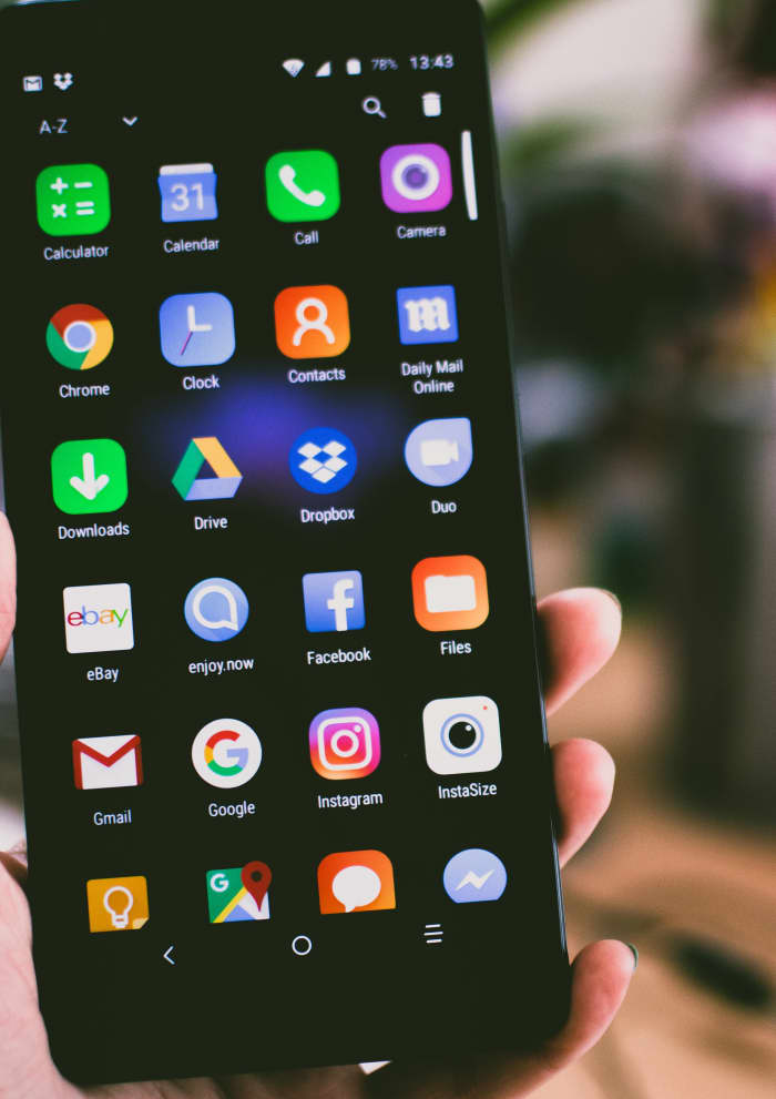 A cell phone that looks similar to my current one. Special thanks for use of the photo by Lisa Fotios from Pexels.