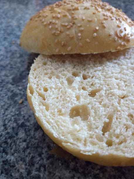 Soft, light, fluffy, and tasty sourdough burger buns