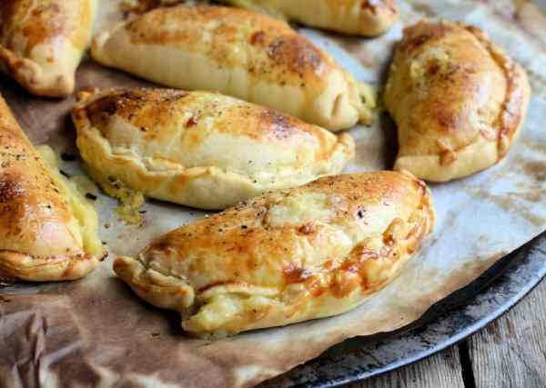 Cheese, onion, and potato pasties
