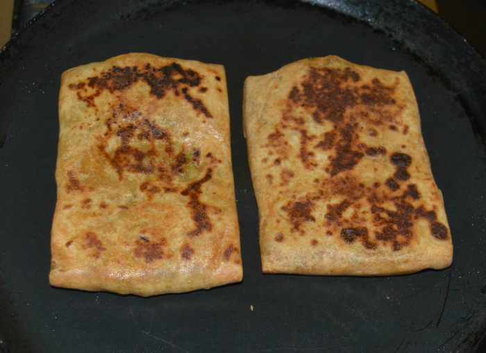 Make the rest of the parathas in the same way.