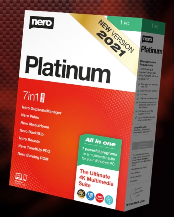 Nero 2024 platinum