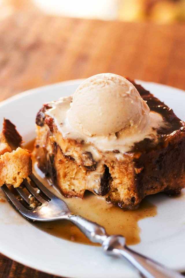 Panettone bread pudding