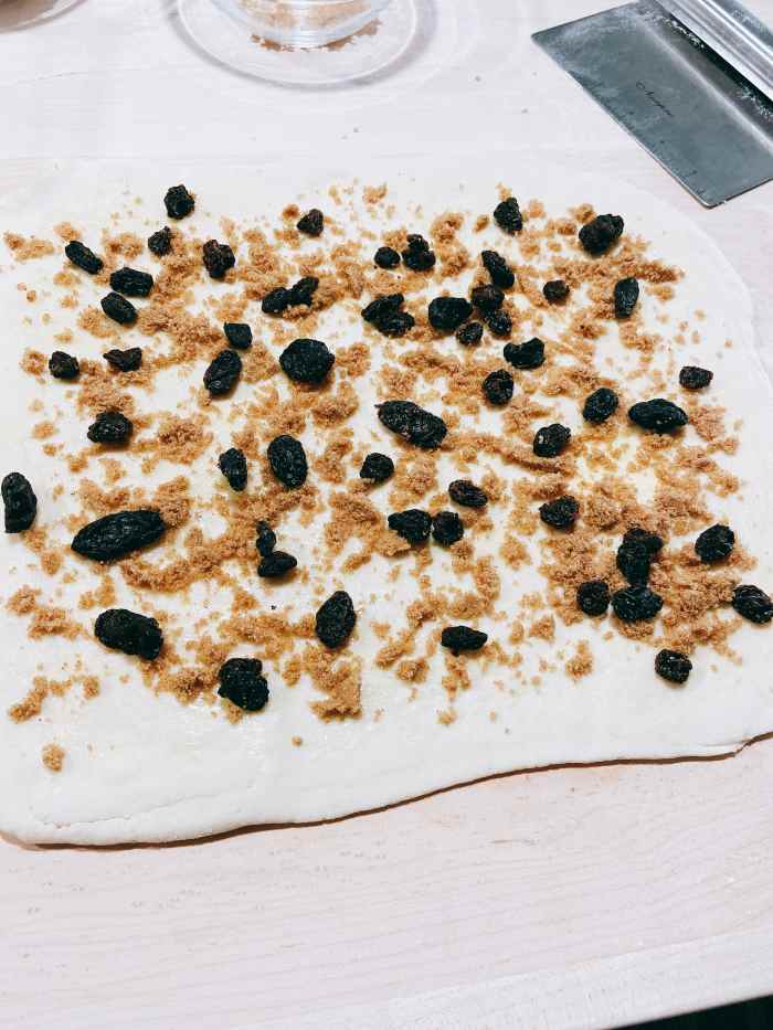 The dough is ready to roll up! 