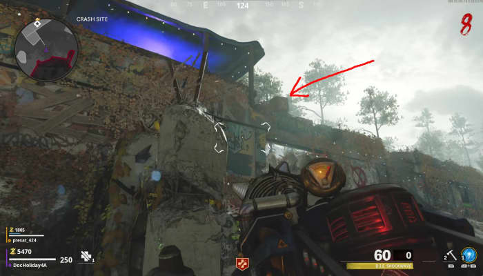 Make sure you don't use all your ammo before this step. But if you do you can refill it with zombies.