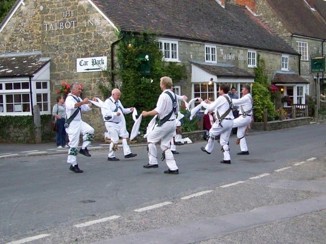 It’s probably just coincidence, but many Morris dancing performances seem to take place outside pubs.