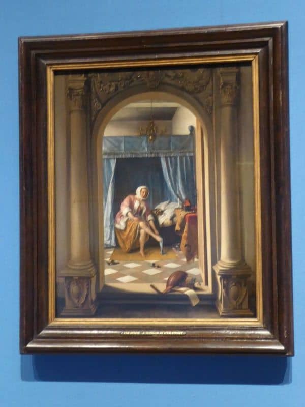 "A Woman at her Toilet" – Jan Steen. Image Frances Spiegel with permission from RCT. All rights reserved.