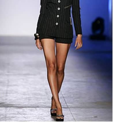 Most models on the runway use the angle walk. It is done by crisscrossing along an imaginary line on the catwalk.