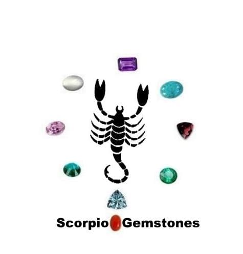 Scorpio Gemstones : Amethyst, Aquamarine, Kunzite, Garnet, Moonstone, Emerald, Dioptase, Coral and Turquoise