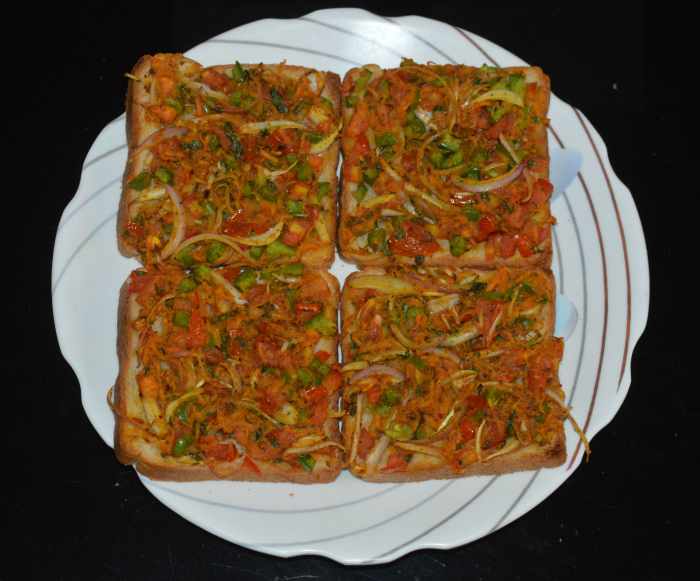 Bakery-Style Masala Bread Toast