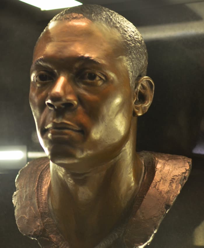 Barry Sanders is in the argument about who is the greatest running back in NFL history, but he never appeared in a Super Bowl.