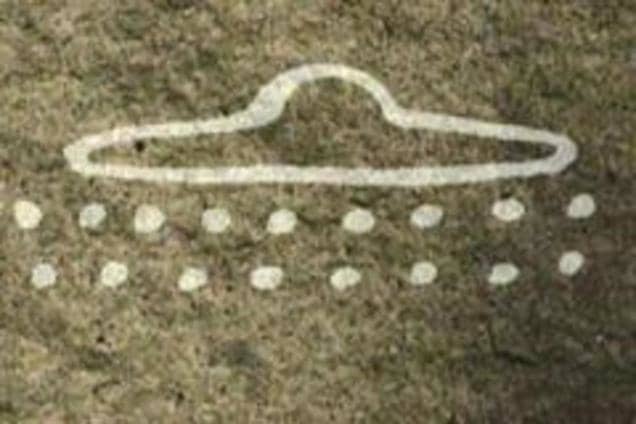 A Paleolithic Cave Painting, Dating to 13,000 B.C in France appears to depict a UFO.