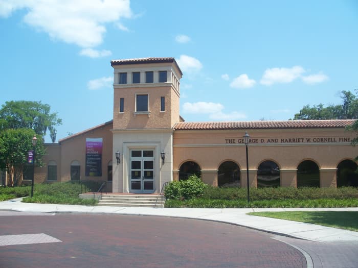 The Cornell Fine Arts Museum boasts over 5,000 individual artworks spanning a variety of ages, media, and places of origin.