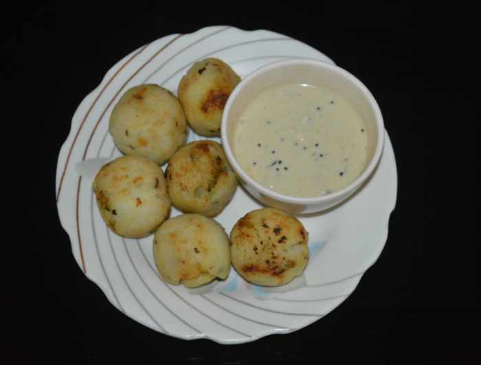 Savory Potato Stuffed Rice Balls