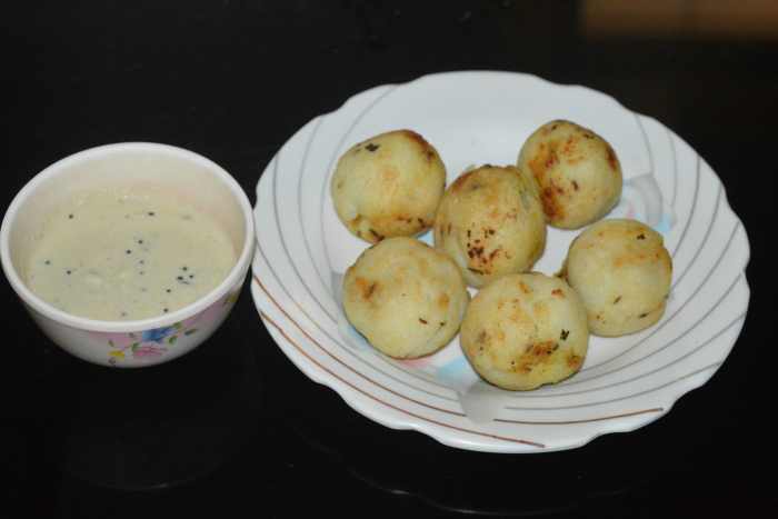 Savory Potato Stuffed Rice Balls