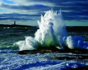 This photo was taken and later, someone pointed and said, "Look! There's a woman in the wave. Why, it's Peggy in the Wave."