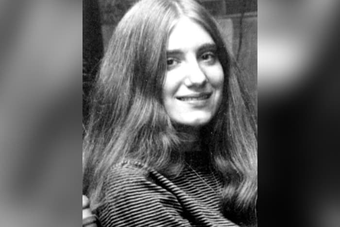 n January 1974, Ted Bundy crept into Karen Spark’s bedroom, beat her with a metal rod, and brutally sexually assaulted her. She barely survived. Photo courtesy of Oxygen.