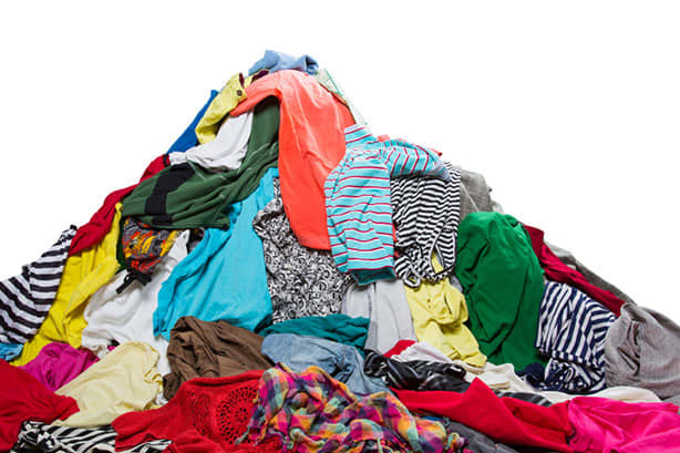 Companies like H&M and The North Face actually have a clothing recycling drop-off at their stores to help cut down on waste, and even reward their customers for participating in their recycling programs.