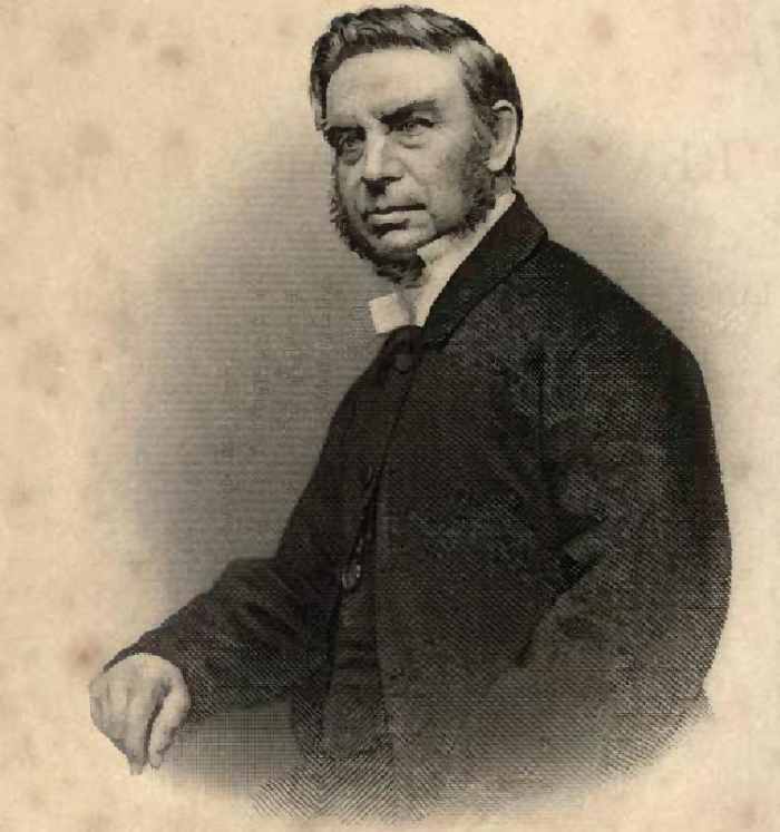 The Reverend William Shaw, pioneering Methodist missionary in the Eastern Cape. Image from "Memoir of the Rev William Shaw" 1875